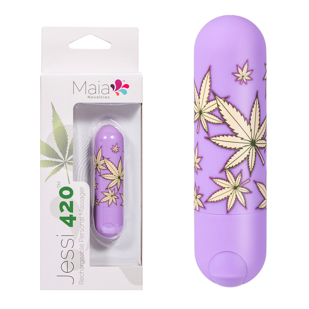 Maia Jessi 420 Violet 7.6 cm Bullet Vibrator > Vibrators > Mini Vibrators - Tophatter Daily Deals