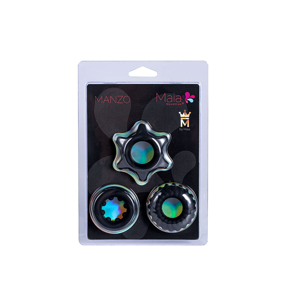 Maia Manzo Silicone Cock Rings Set of 3 > Cock Ring > Sets - Tophatter Daily Deals
