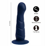 Maia Marin 7.5 Inch Flexible Dong Deep Blue > Dildos > Neutral Dildos - Tophatter Daily Deals