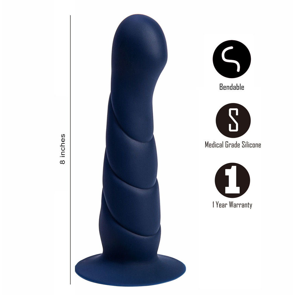 Maia Marin 7.5 Inch Flexible Dong Deep Blue > Dildos > Neutral Dildos - Tophatter Daily Deals
