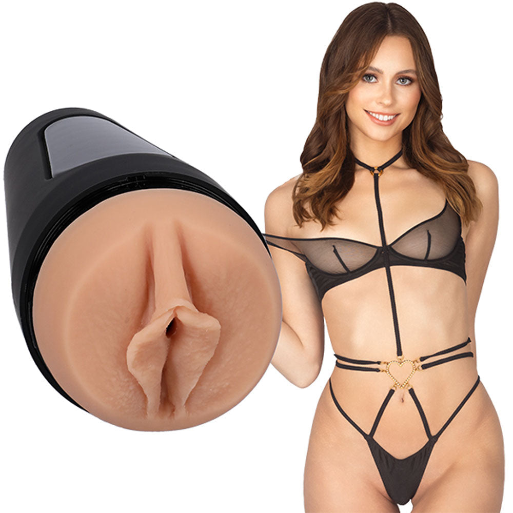 Stella Barey Ultraskyn Main Squeeze – Textured Handheld Stroker > Sex Toys For Men > Masturbators > Pornstar - Tophatter Daily Deals