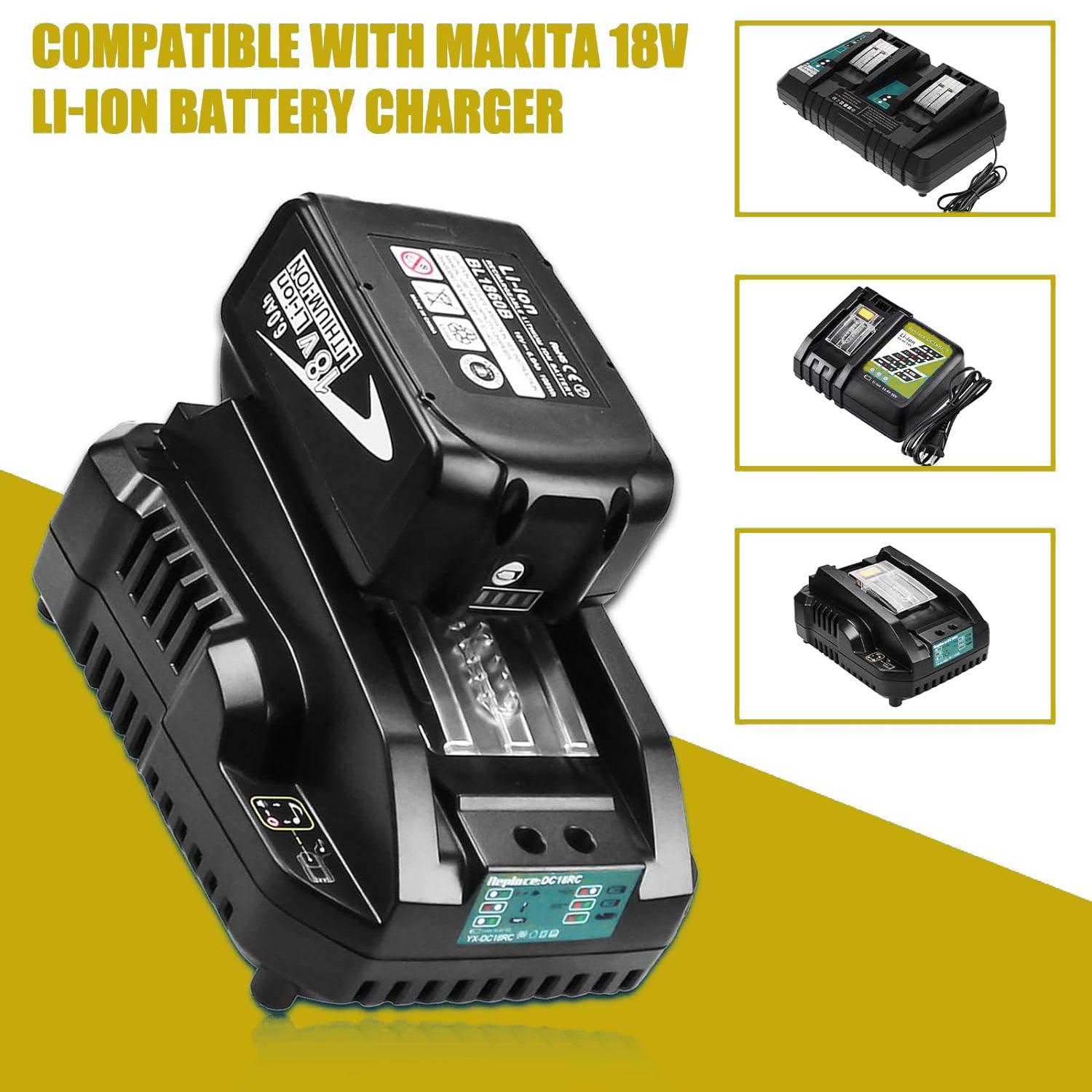 Makita 18v Battery - 2X Genuine Makita BL1850 18V 5.0Ah Li-Ion LXT Battery 5AH Star Battery BL1850B Personal Care - Tophatter Daily Deals