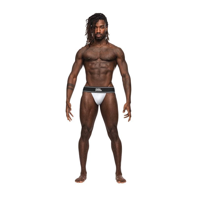 Male Power Modal Rib Jock White > Clothes > Jockstraps - Tophatter Daily Deals