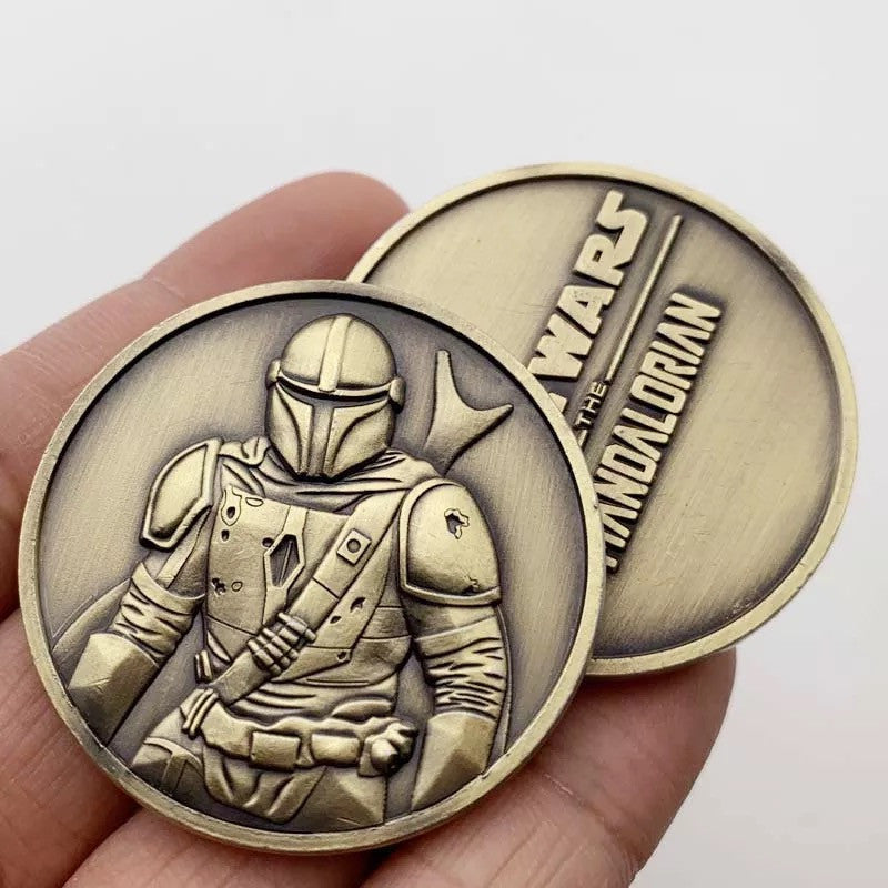 Mandalorian Challenge Coin Collectible Coin - Tophatter Daily Deals
