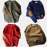 Warm Classic Men's Sweater - Crewneck, Chunky Knit Layering - Tophatter Daily Deals