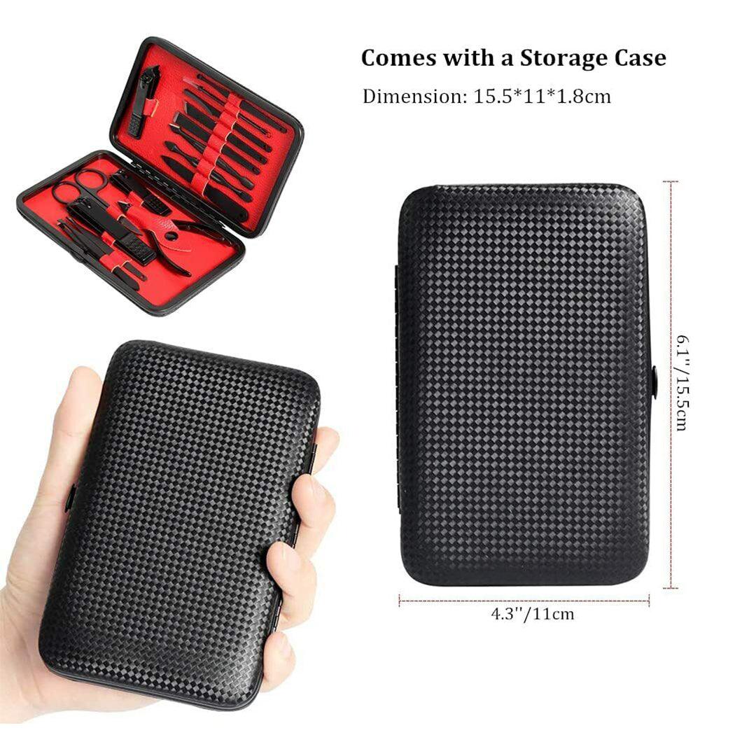 Manicure and Pedicure Set - Finger Toe Nail Clippers Scissors Grooming Kit Health & Beauty - Tophatter Daily Deals