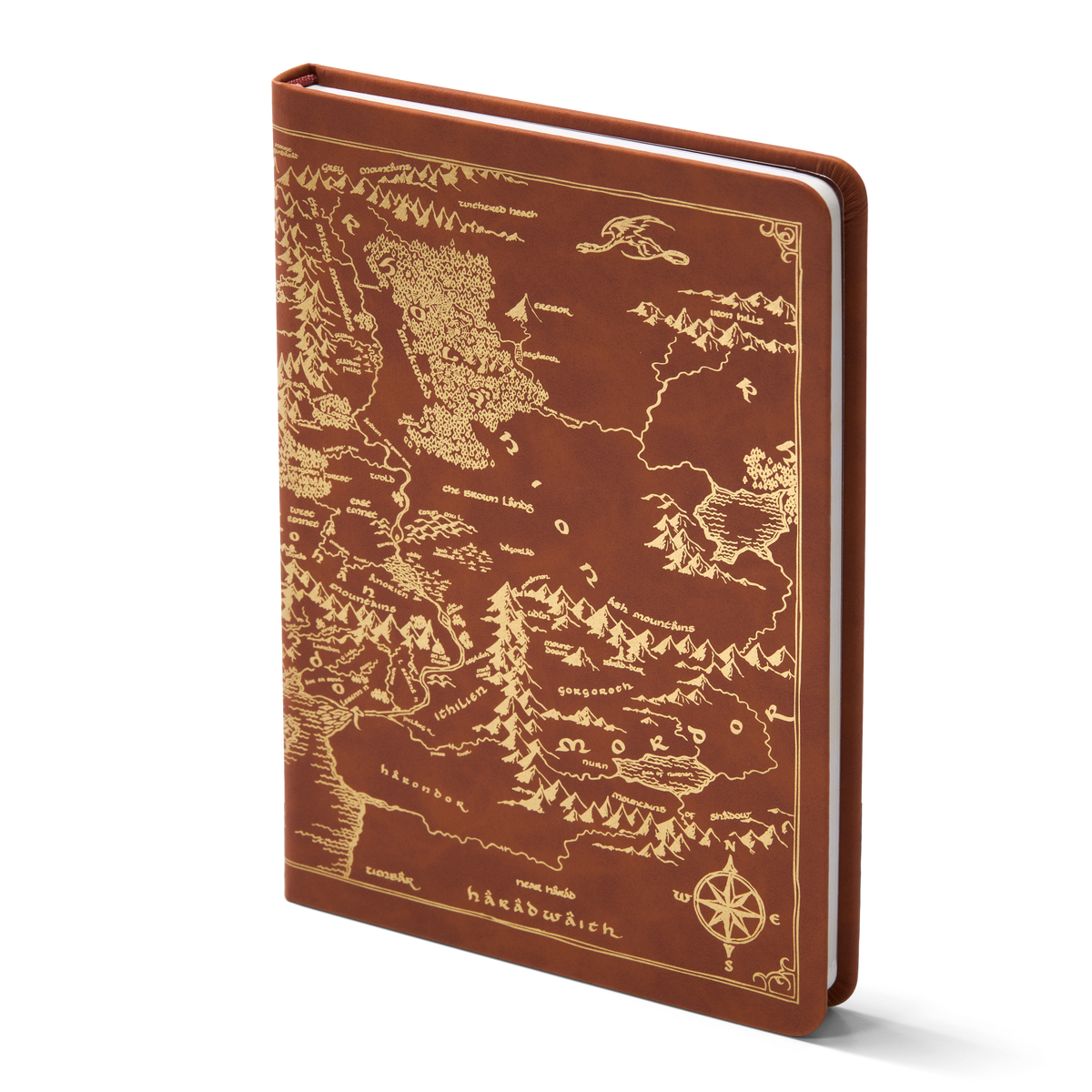 Map of Middle Earth Journal Notebook - Tophatter Daily Deals