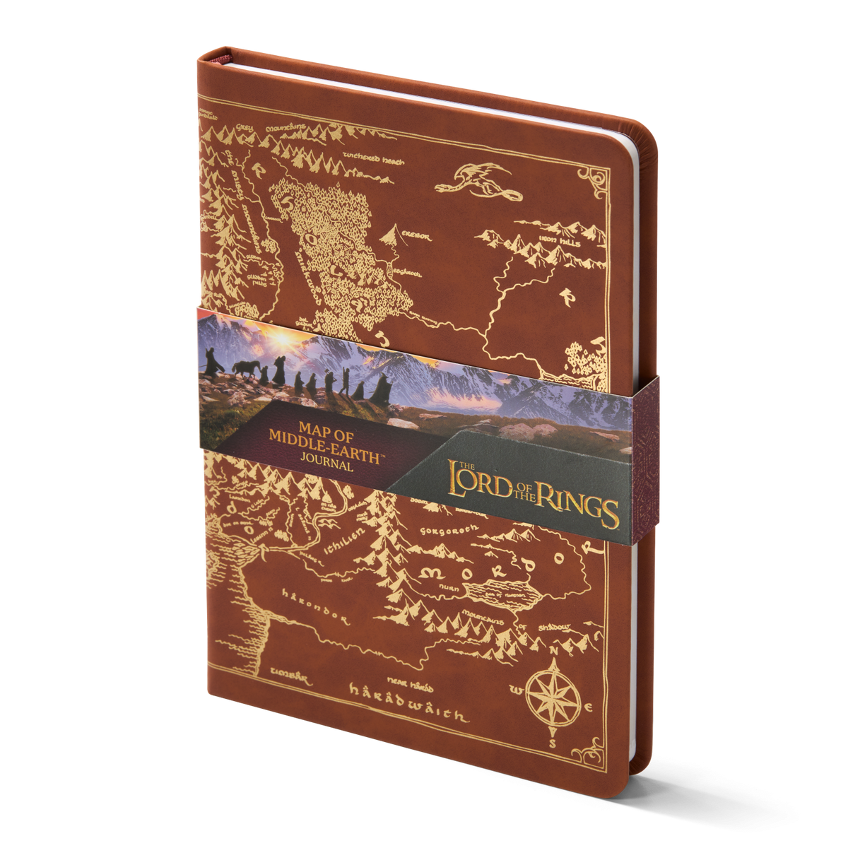Map of Middle Earth Journal Notebook - Tophatter Daily Deals