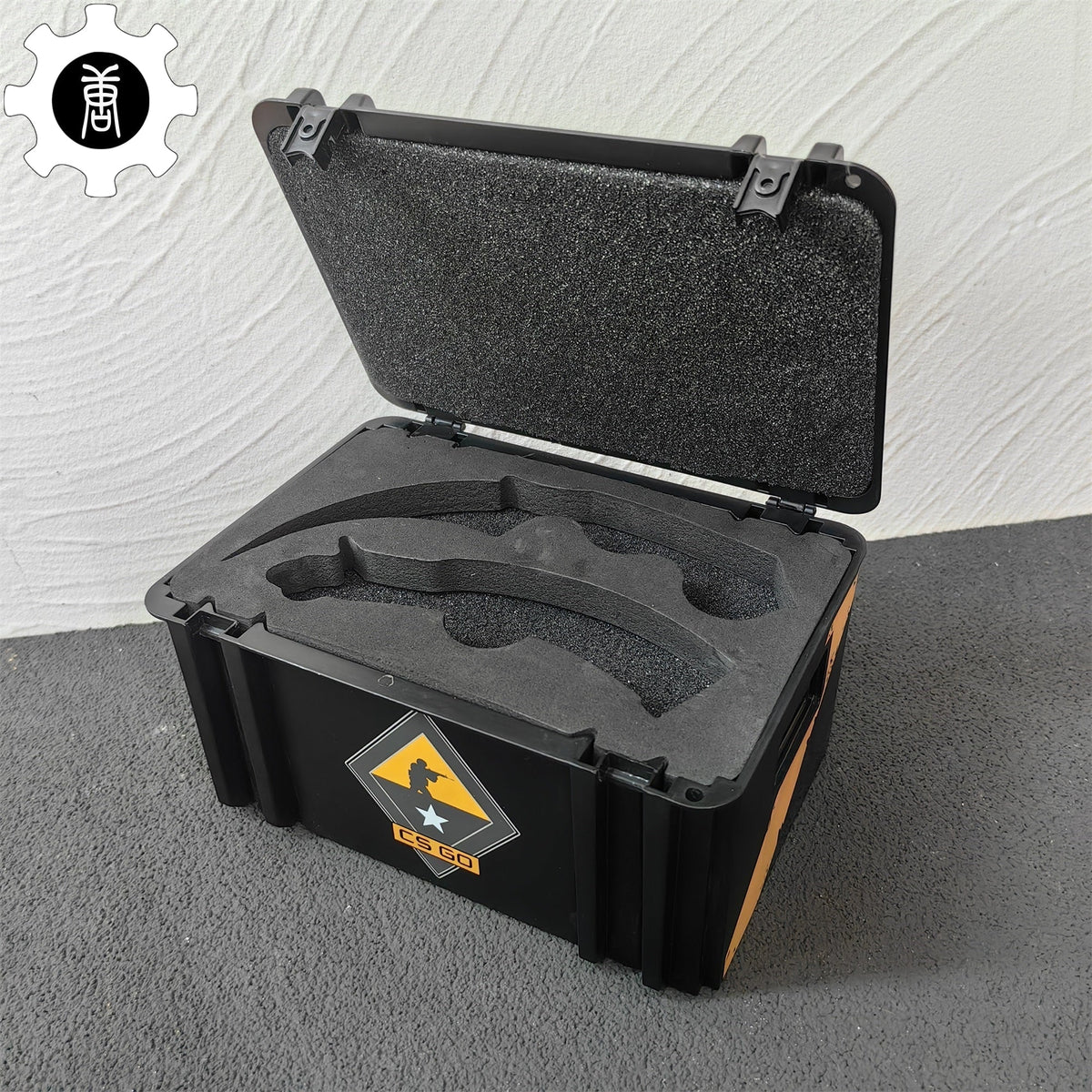 Black Gamma Weapon Case Blunt Blade Karambit & Balisong Gift Box - Tophatter Daily Deals