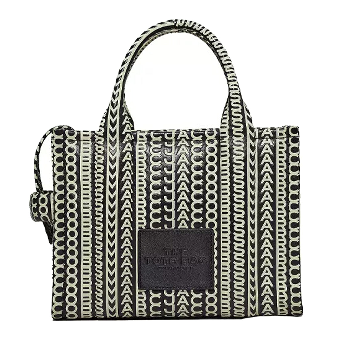 Marc Jacobs the Monogram Small Tote Bag Black White O S Handbags - Tophatter Daily Deals