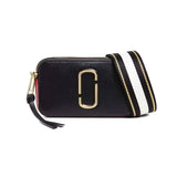 Marc Jacobs the Snapshot Cross Body Camera-Style Bag Black Red O S Handbags - Tophatter Daily Deals
