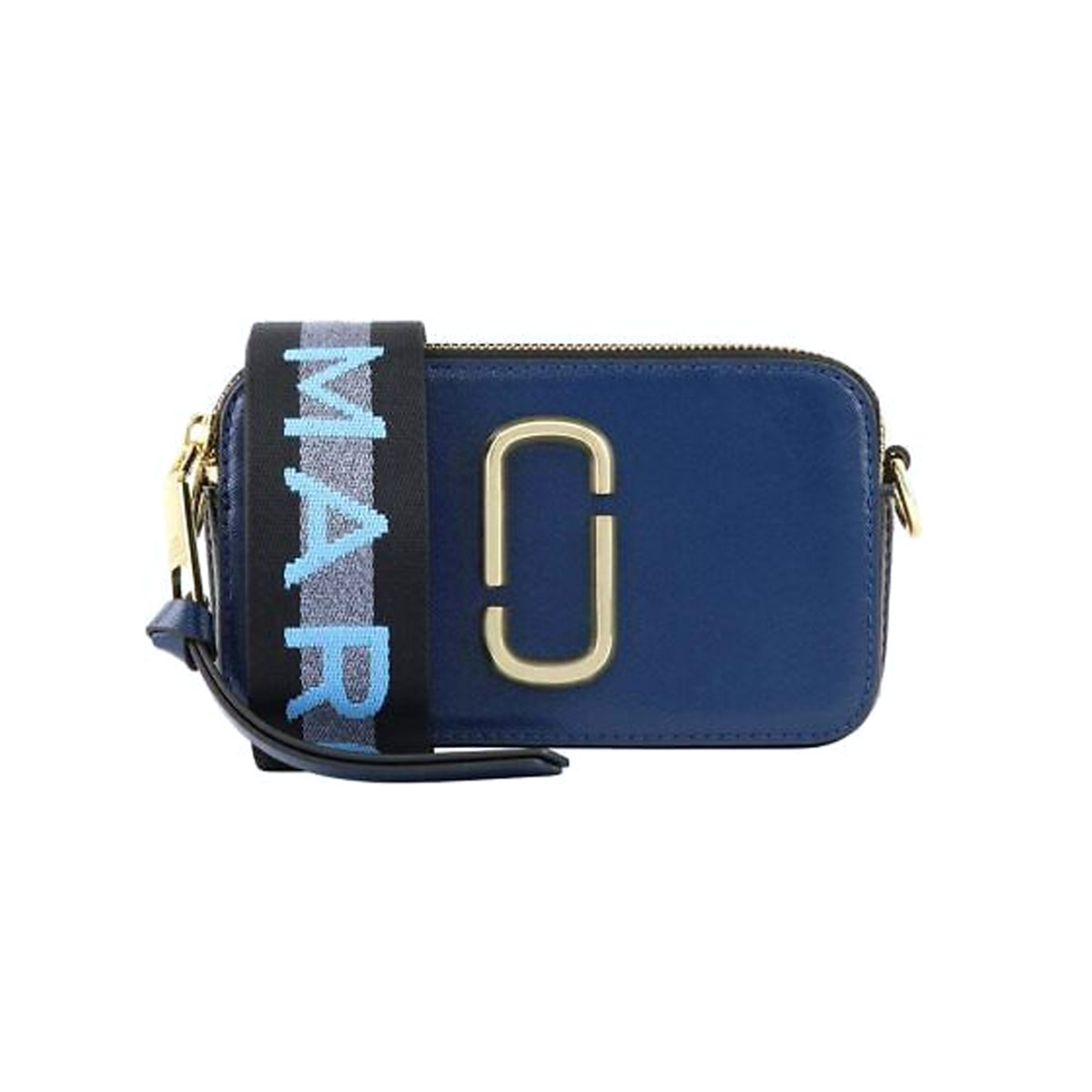 Marc Jacobs the Snapshot Cross Body Camera-Style Bag New Blue Sea Multi Gold O S Handbags - Tophatter Daily Deals