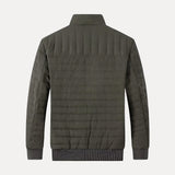 Warm Men’s Padded Jacket - Quilted Cotton, Workwear - Tophatter Daily Deals
