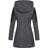 Warm Women's Winter Coat - Asymmetric Zip, Cotton Blend - Tophatter Daily Deals