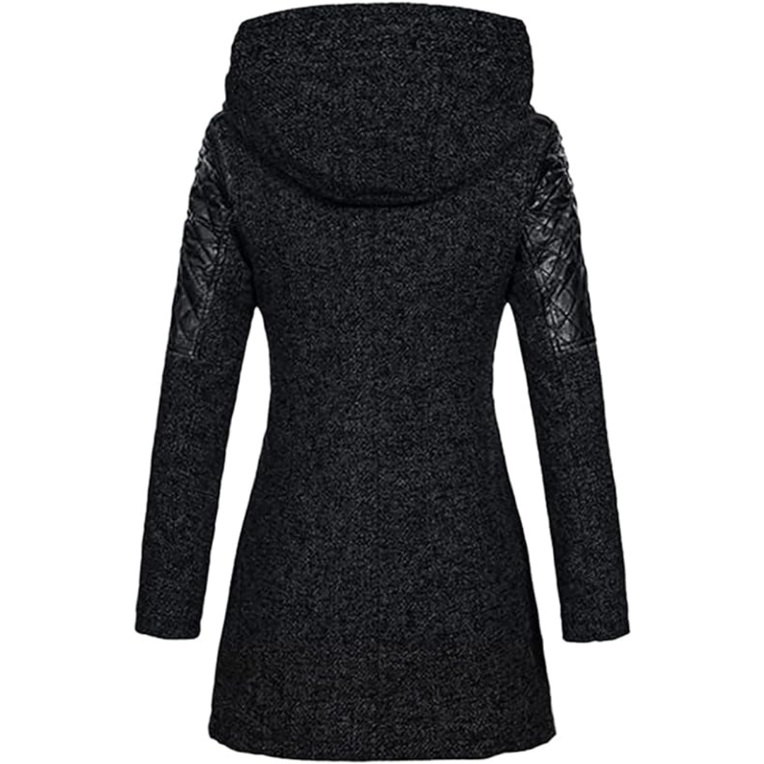 Warm Women's Winter Coat - Asymmetric Zip, Cotton Blend - Tophatter Daily Deals