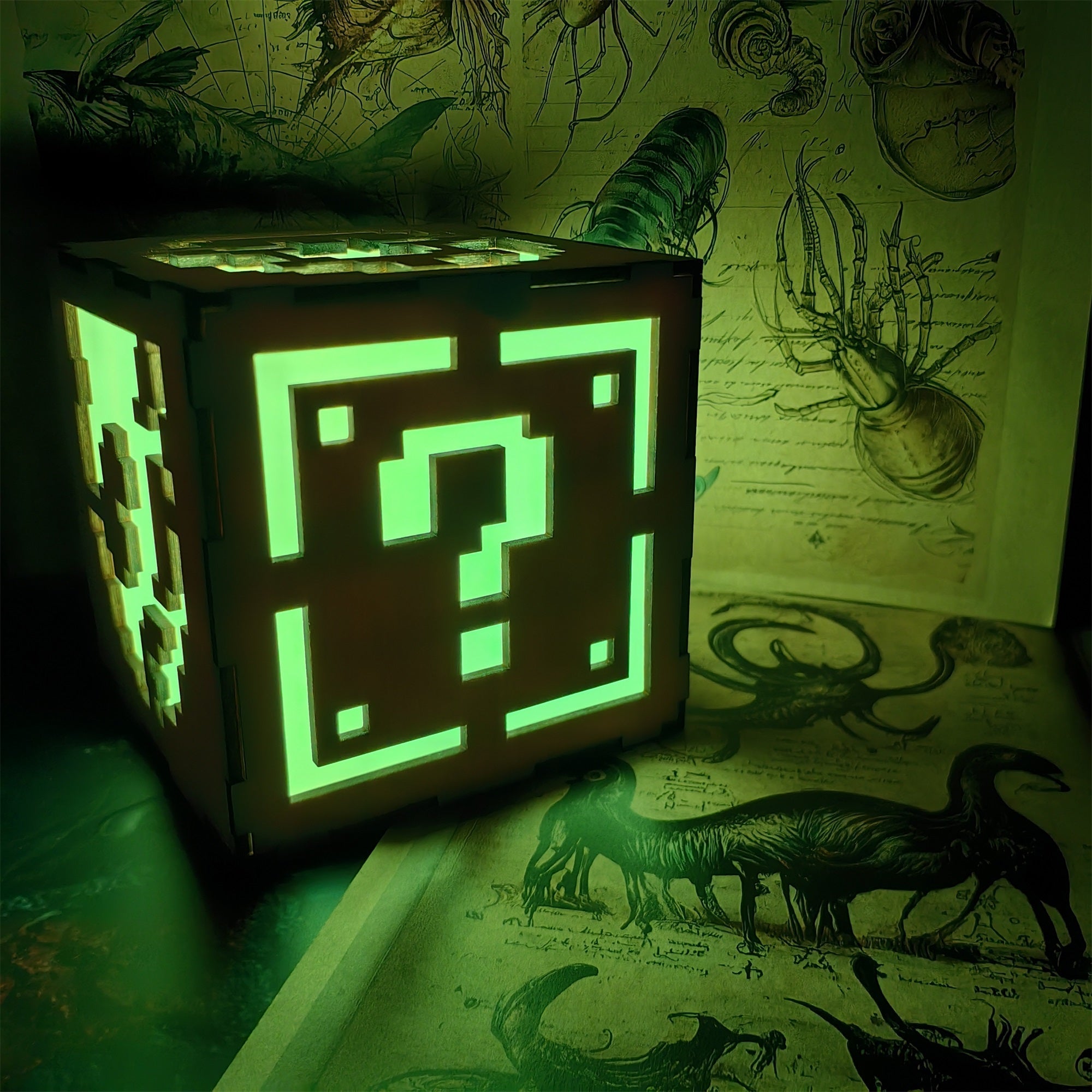 Classical Game Fire Flower Inspired Night Light Room Decor - Tophatter Daily Deals