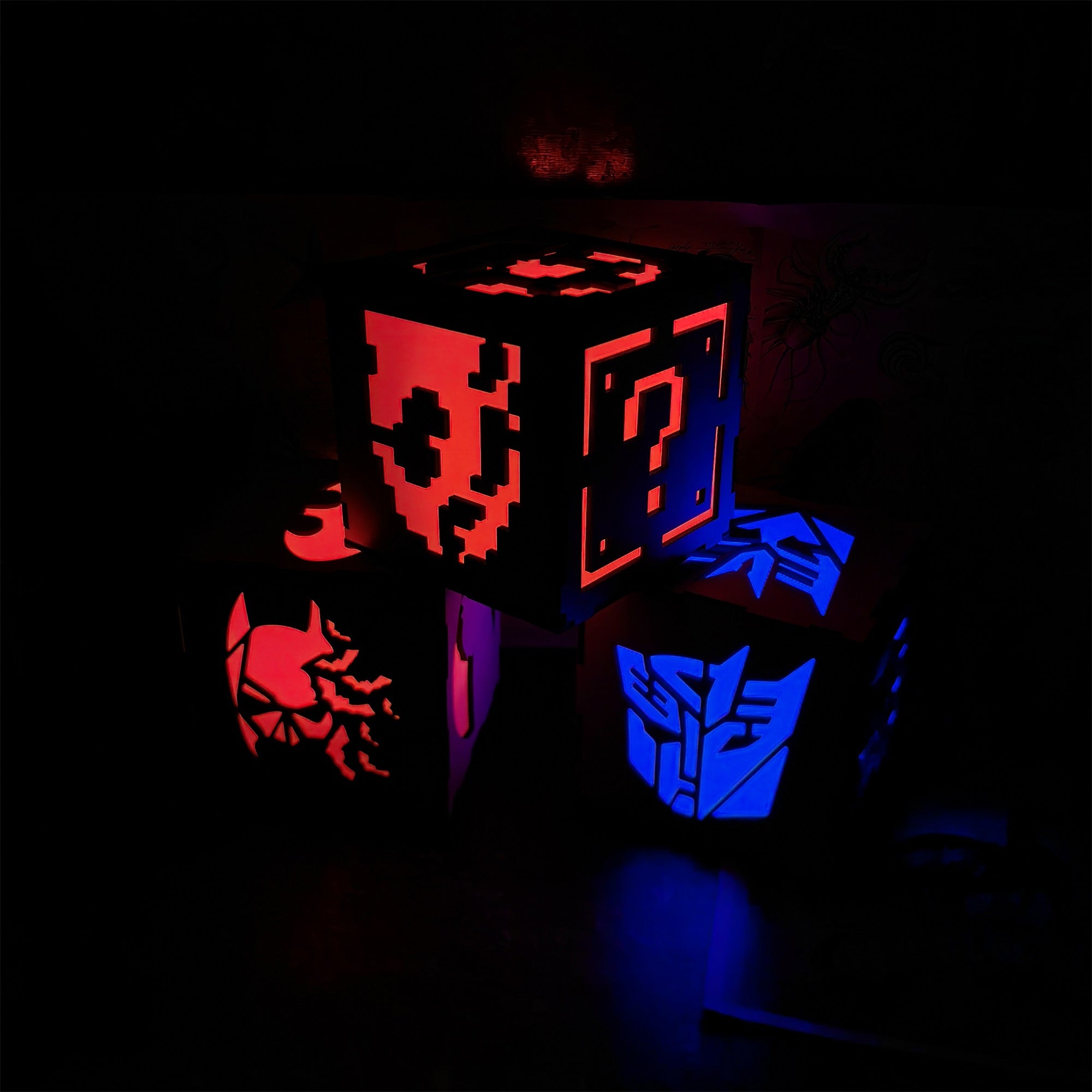 Classical Game Fire Flower Inspired Night Light Room Decor - Tophatter Daily Deals