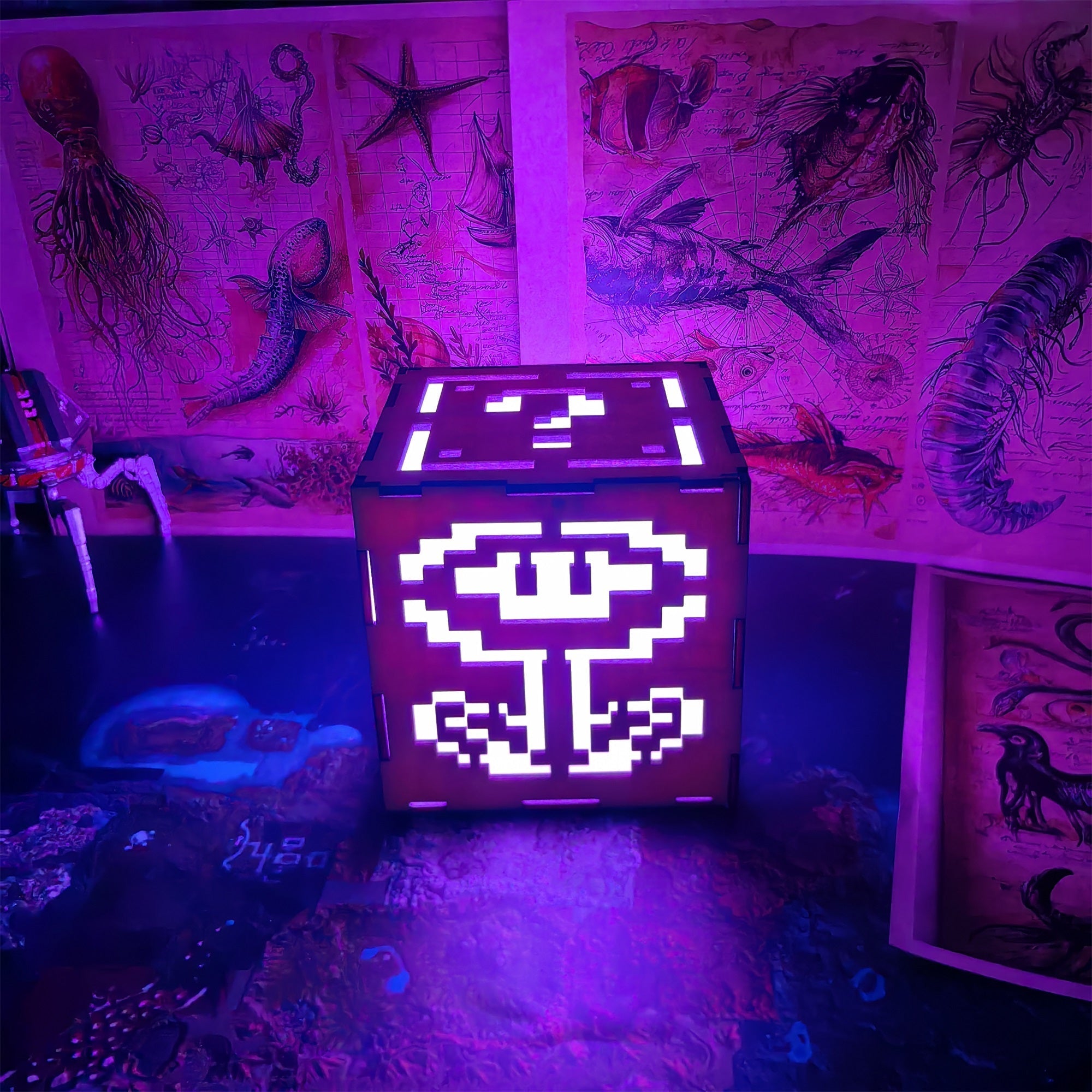 Classical Game Fire Flower Inspired Night Light Room Decor - Tophatter Daily Deals