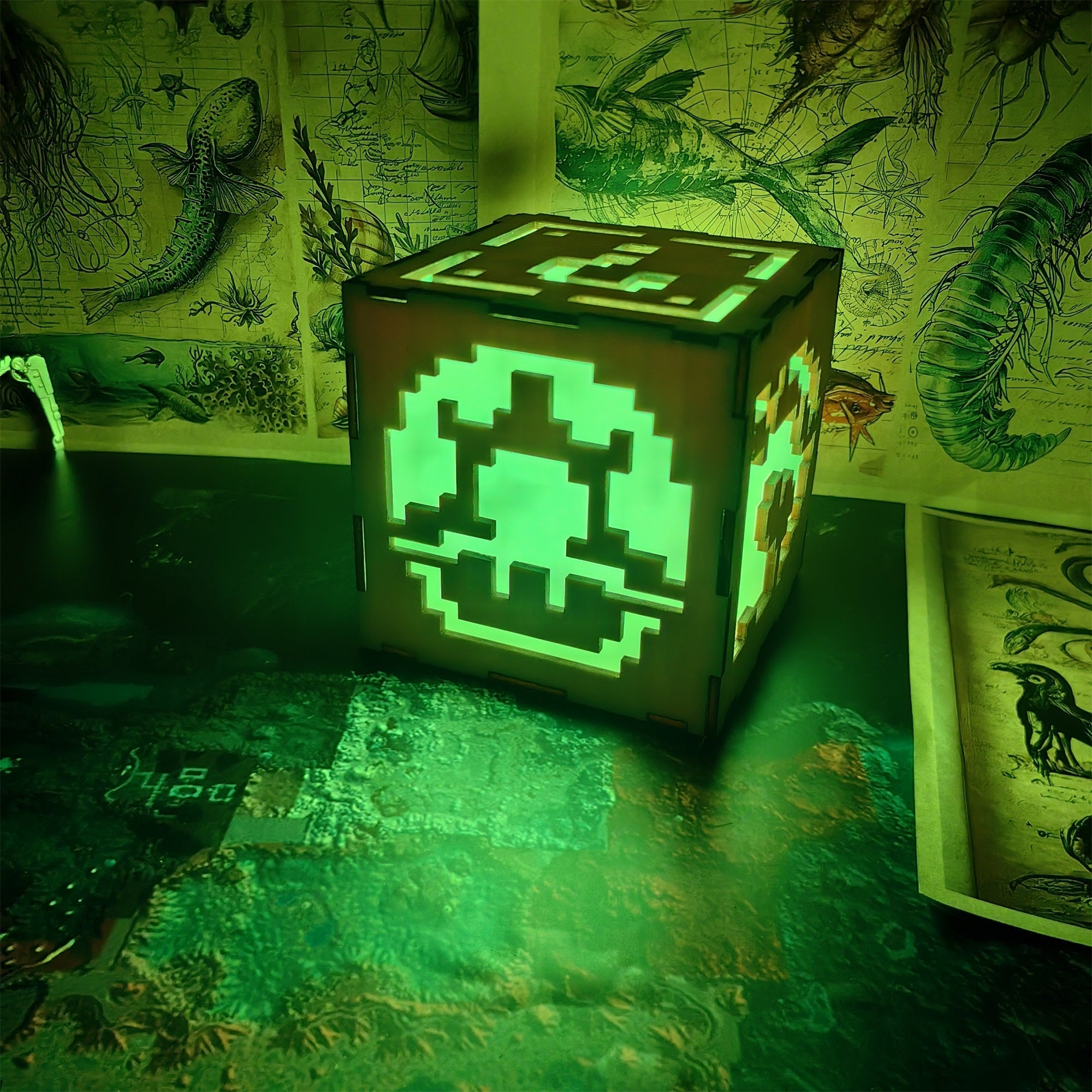 Classical Game Fire Flower Inspired Night Light Room Decor - Tophatter Daily Deals