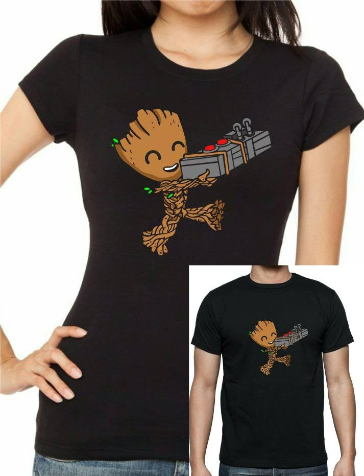 Marvel - Cute Groot T-Shirt - Tophatter Daily Deals