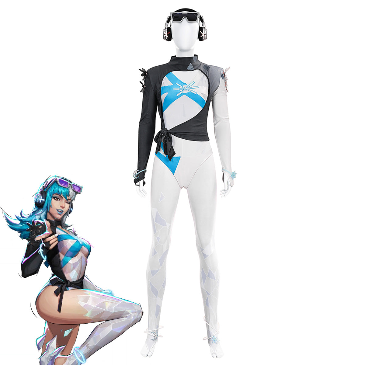 Marvel Rivals Cool Summer Luna Snow Cosplay Costume Costume - Tophatter Daily Deals