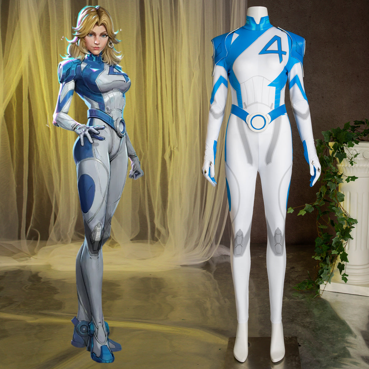 MAV Rivals Invisible Woman Cosplay Costume Costume - Tophatter Daily Deals