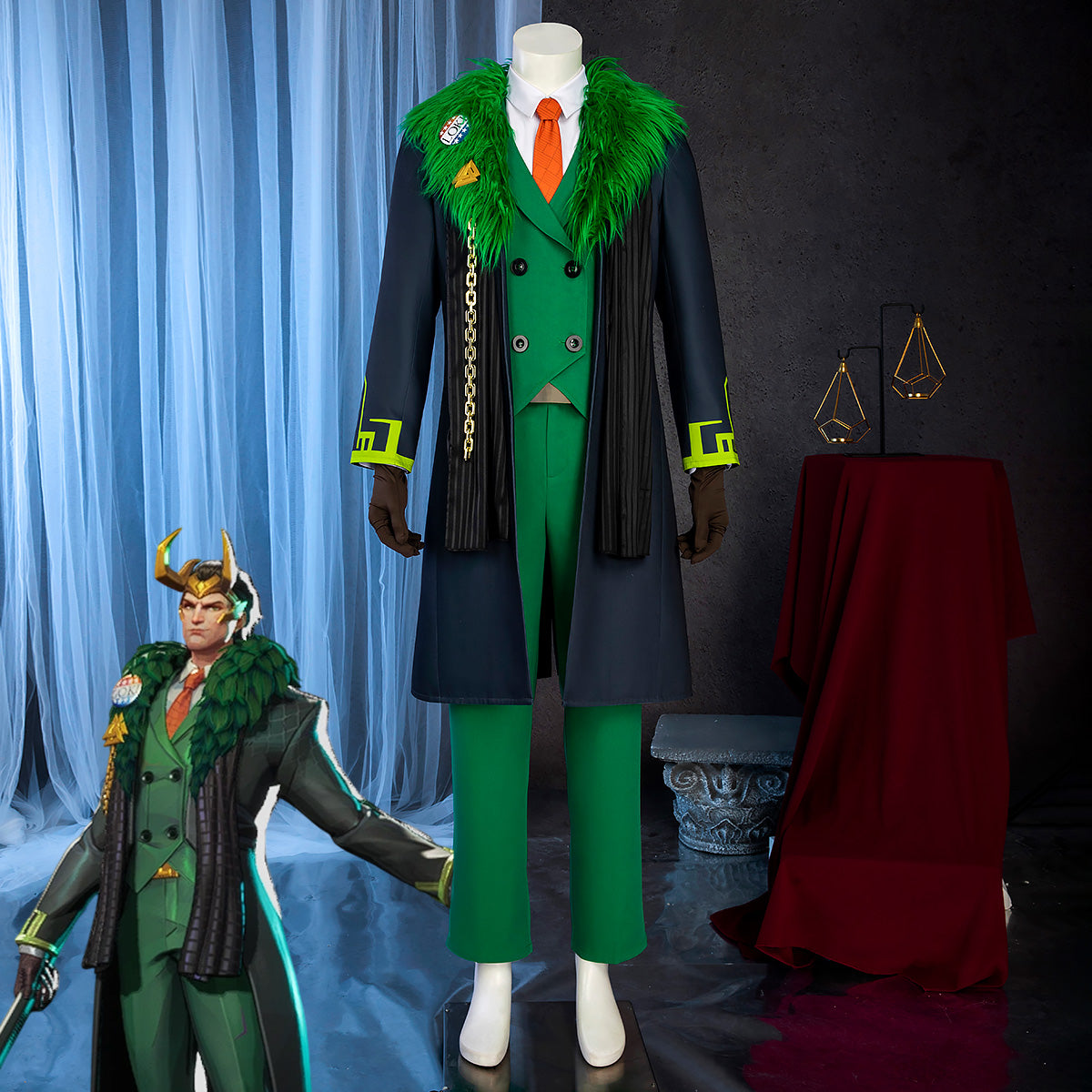 MAV Rivals Loki Loki Presidential Attire Skin Cosplay Costume Costume - Tophatter Daily Deals