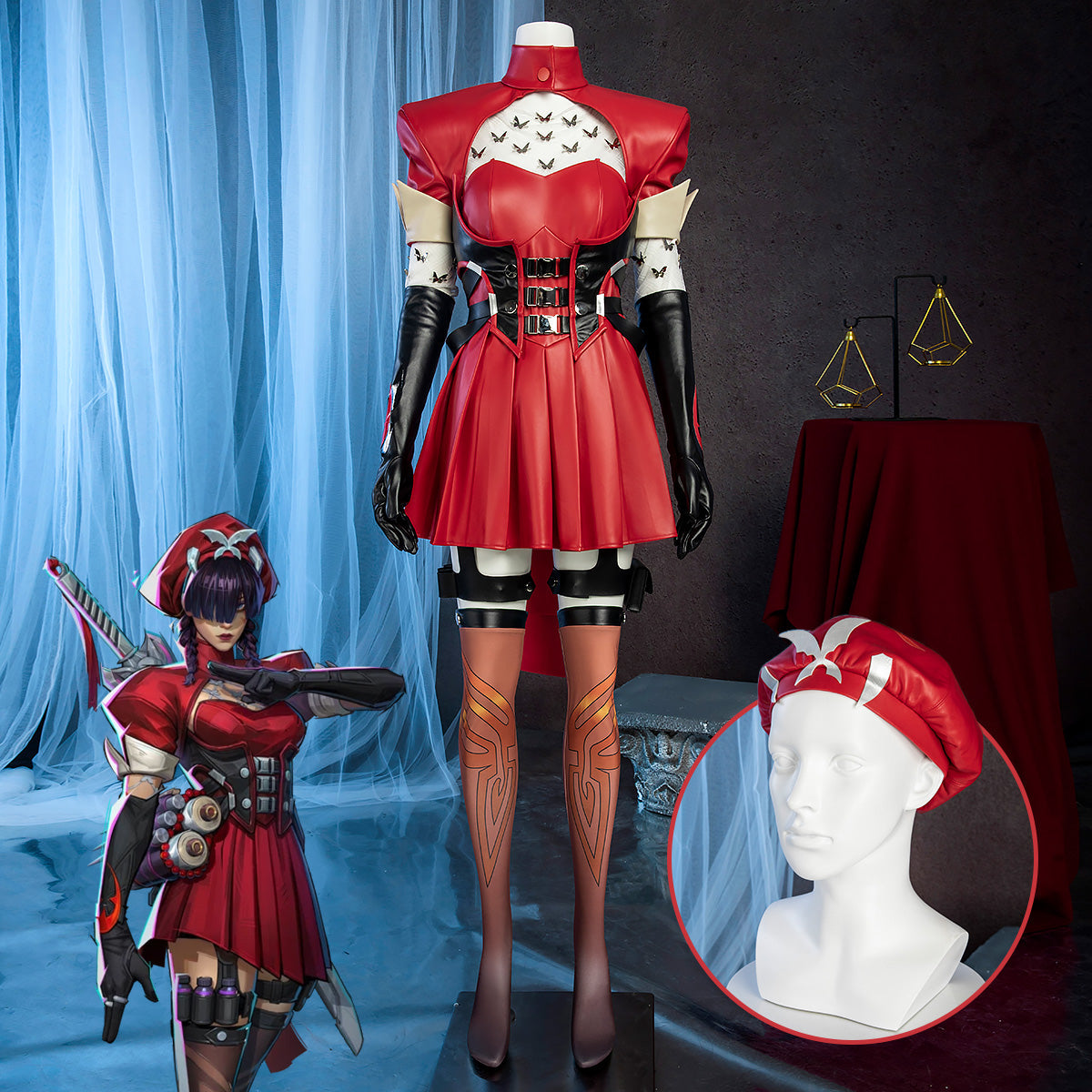 MAV Rivals Psylocke Blood Kariudo Cosplay Costume Costume - Tophatter Daily Deals