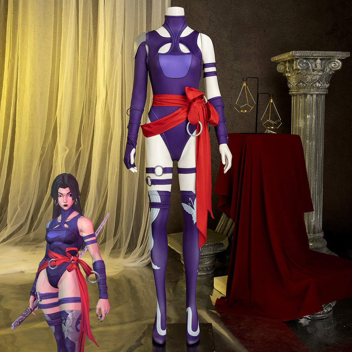 MAV Rivals Vengeance Psylocke Cosplay Costume Costume - Tophatter Daily Deals