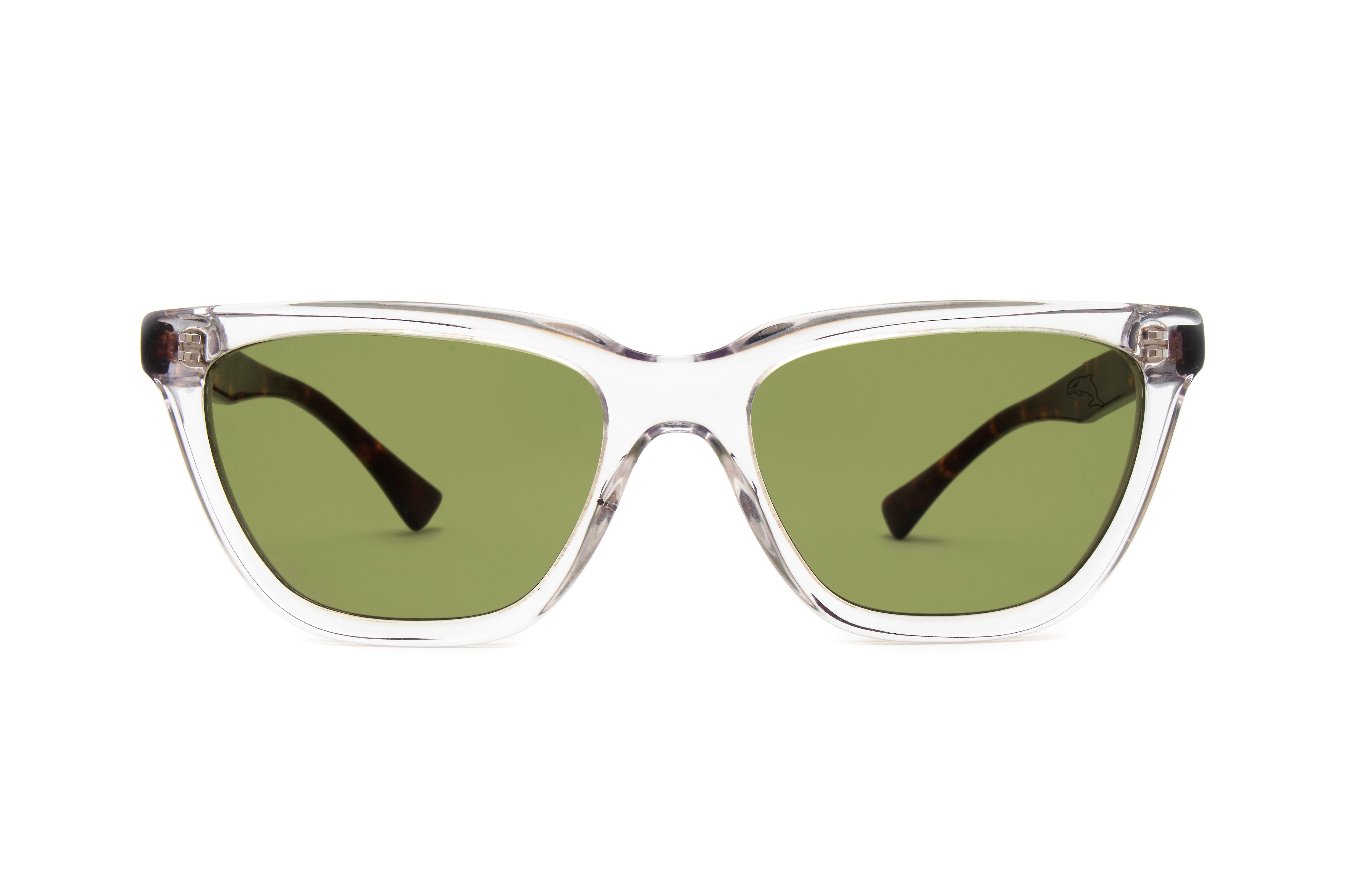 Biscayners Mashta Crystal Green Women's Sunglasses Sunglasses - Tophatter Daily Deals