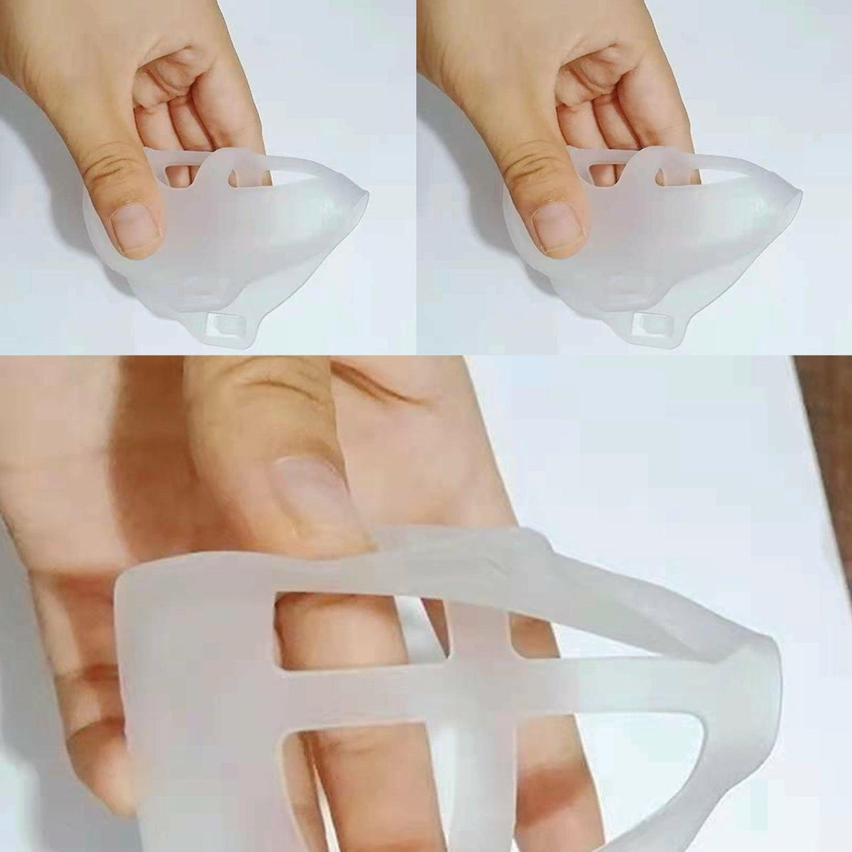 Face Mask Bracket - Lipstick Protector,Mask Bracket, Face Guard, 3D Mask Bracket, Mask Holder, Face Mask Bracket, Silicone Bracket Inner Support Frame Personal Care - Tophatter Daily Deals