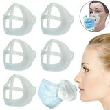 Face Mask Bracket - Lipstick Protector,Mask Bracket, Face Guard, 3D Mask Bracket, Mask Holder, Face Mask Bracket, Silicone Bracket Inner Support Frame 10 PCS Face Bracket Personal Care - Tophatter Daily Deals
