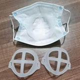 Face Mask Bracket - Lipstick Protector,Mask Bracket, Face Guard, 3D Mask Bracket, Mask Holder, Face Mask Bracket, Silicone Bracket Inner Support Frame Personal Care - Tophatter Daily Deals