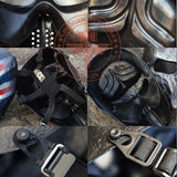 Tactical Airsoft Mask Motorcycle Halloween Full Face Skull - Black God Face Mask - Tophatter Daily Deals