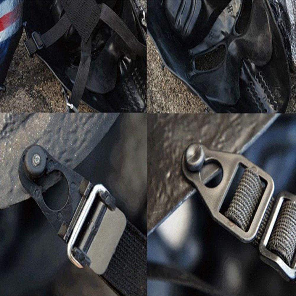 Tactical Airsoft Mask Motorcycle Halloween Full Face Skull - Silver Face Mask - Tophatter Daily Deals