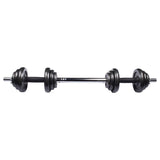 Cast Iron Dumbbell Set - Cast Iron Adjustable Dumbbell/Barbell Box Set Exercise & Fitness - Tophatter Daily Deals