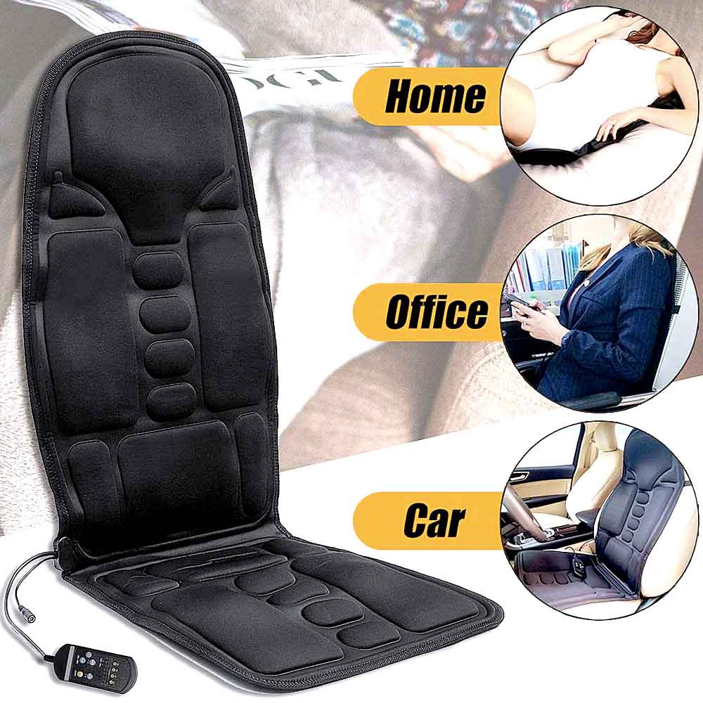 Massage Chair Pad With Heat And 8 Modes For Car Home - Tophatter Daily Deals