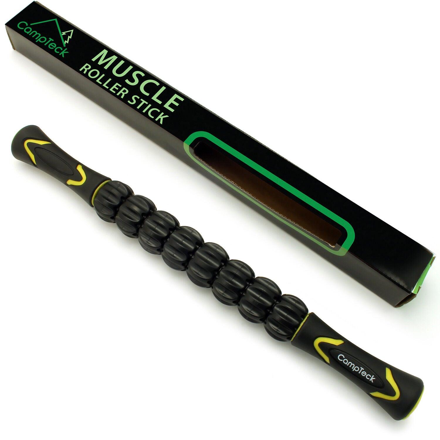 Massage Stick Roller - 17" Portable Massage Stick Trigger Point Travel Body Muscle Roller Sport Gym Exercise & Fitness Equipment Manuals - Tophatter Daily Deals