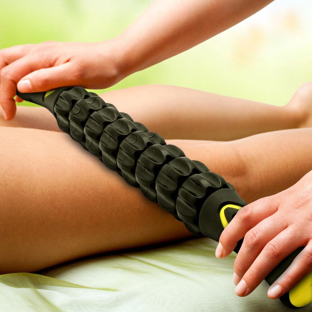 Massage Stick Roller - 17" Portable Massage Stick Trigger Point Travel Body Muscle Roller Sport Gym Exercise & Fitness Equipment Manuals - Tophatter Daily Deals