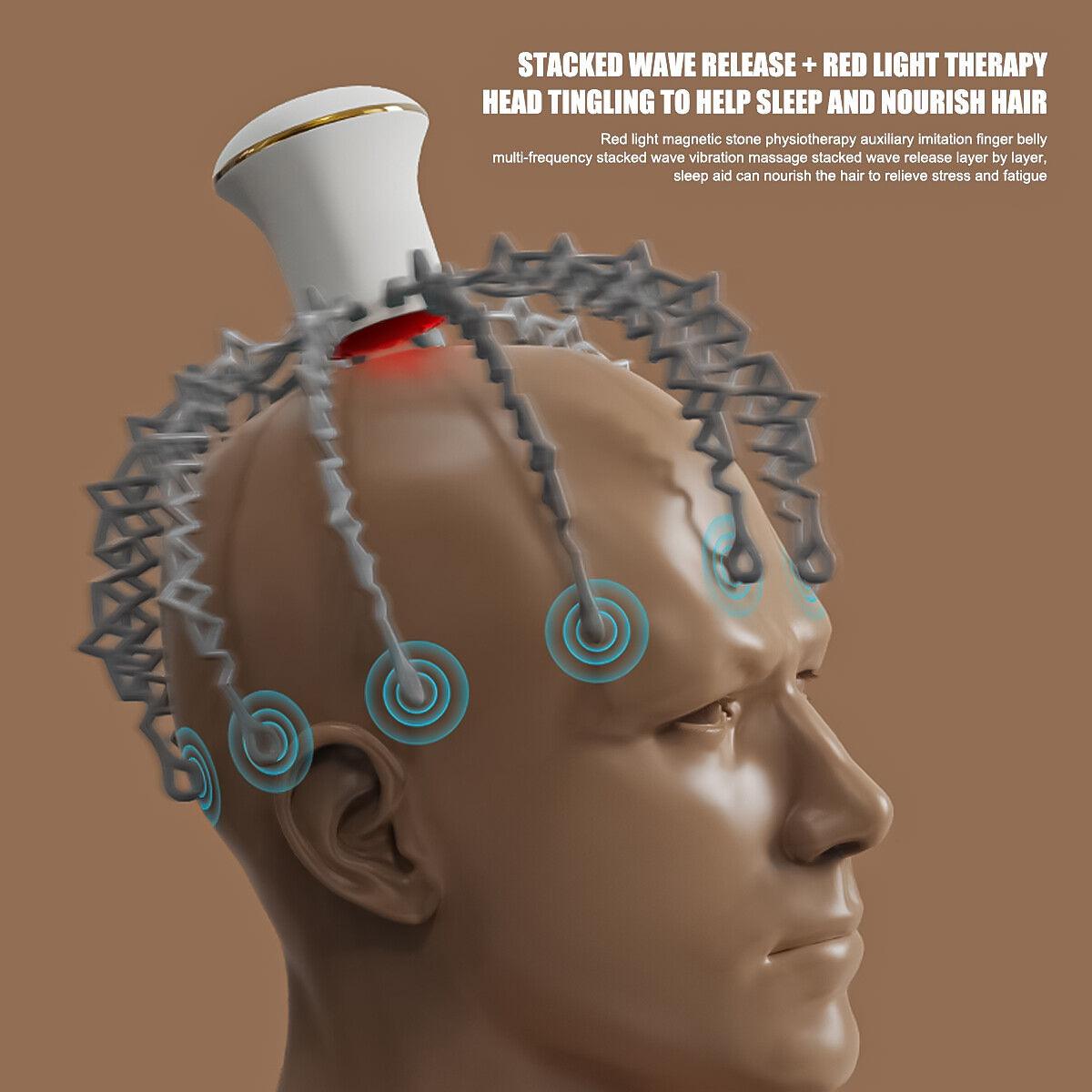 Octopus Head Massager - Electric Scalp Massager Stress Relief Relax Hair Care - Tophatter Daily Deals