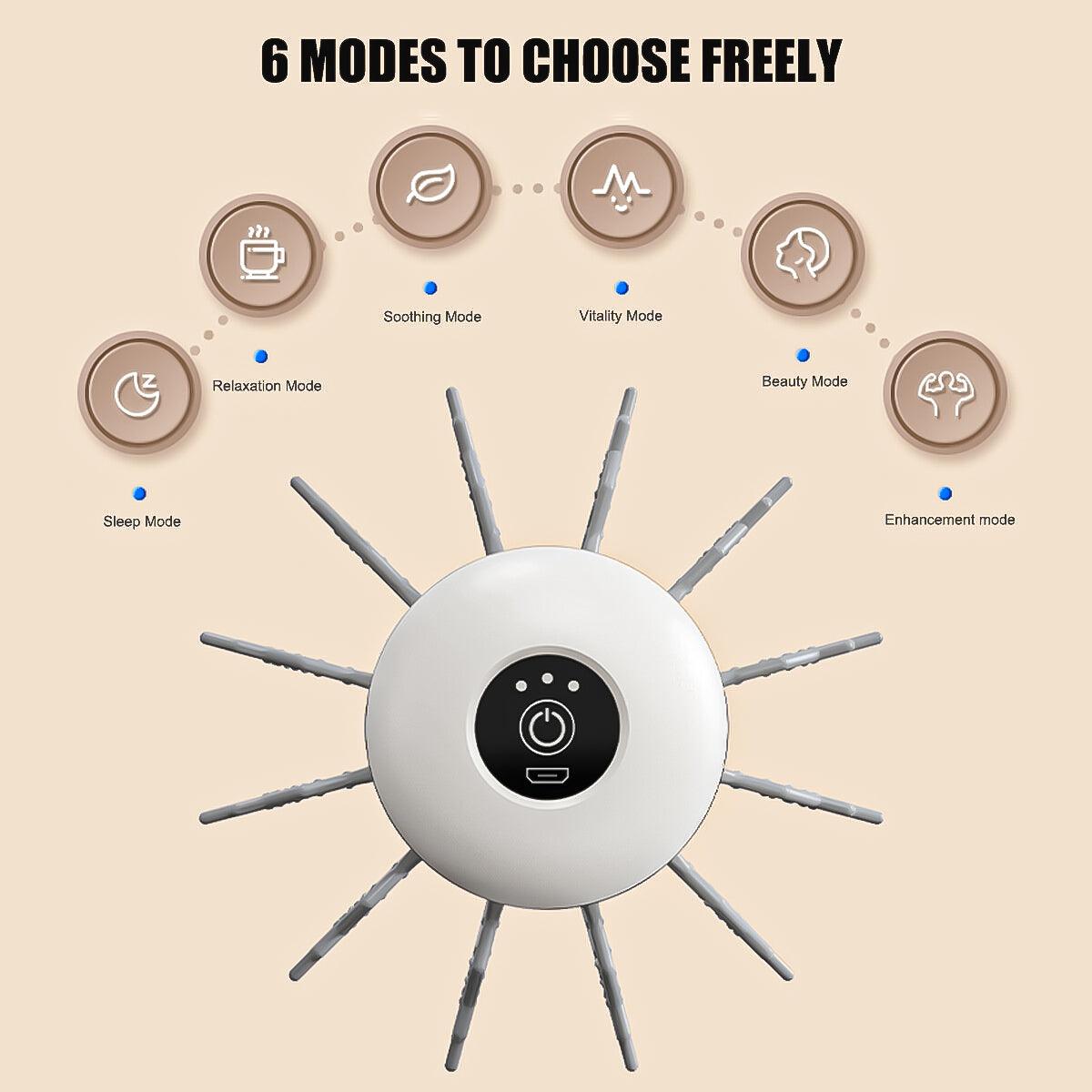 Octopus Head Massager - Electric Scalp Massager Stress Relief Relax Hair Care - Tophatter Daily Deals