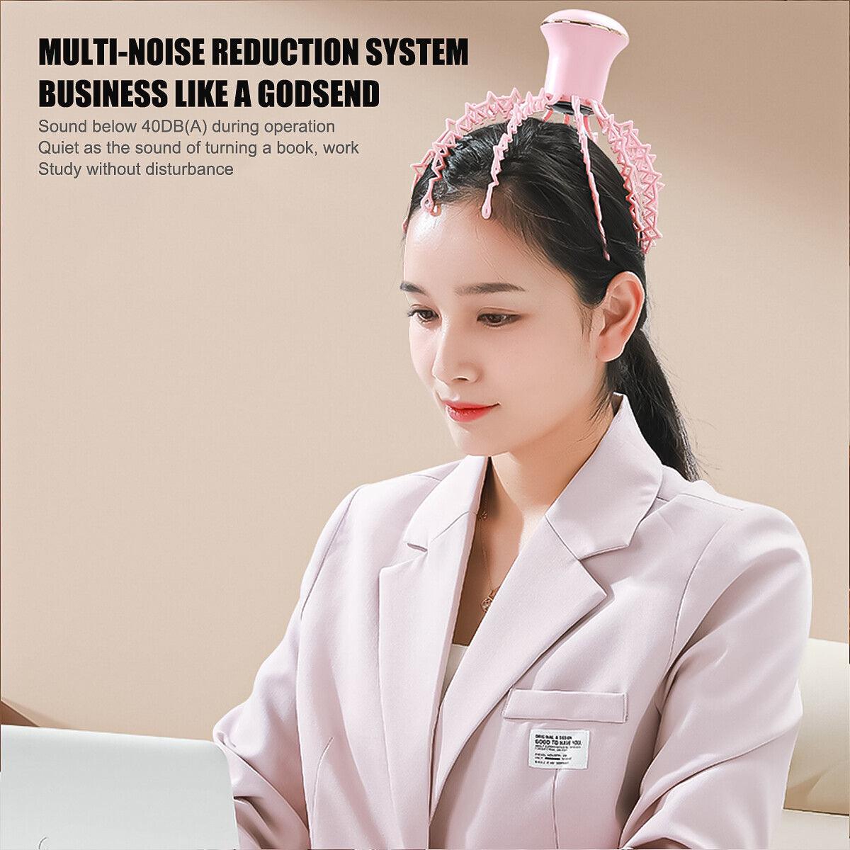Octopus Head Massager - Electric Scalp Massager Stress Relief Relax Hair Care - Tophatter Daily Deals
