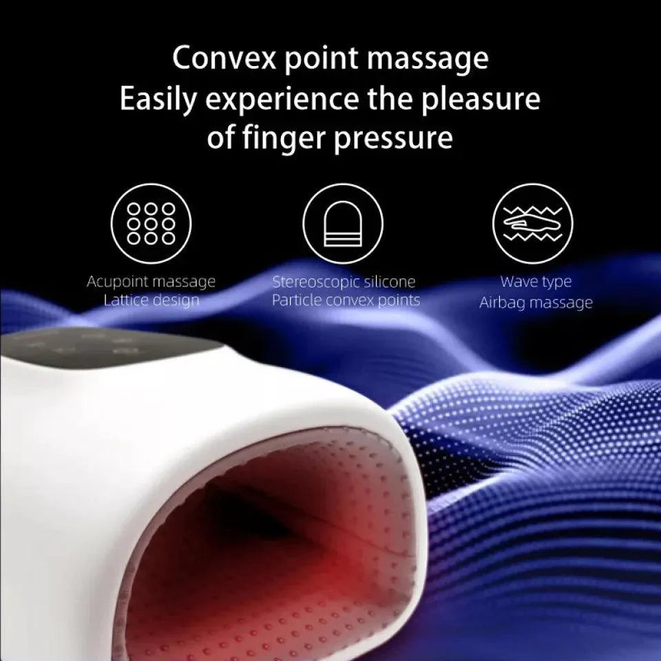 Hand Massager Machines - Electric Hand Massager for Palm Massage Cordless Heat Accupressure Massager Personal Care - Tophatter Daily Deals