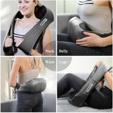 Neck and Shoulder Massager With Heat - Kneading Neck Massager Shoulder Back & Body Massage Deep Tissue Health & Beauty - Tophatter Daily Deals