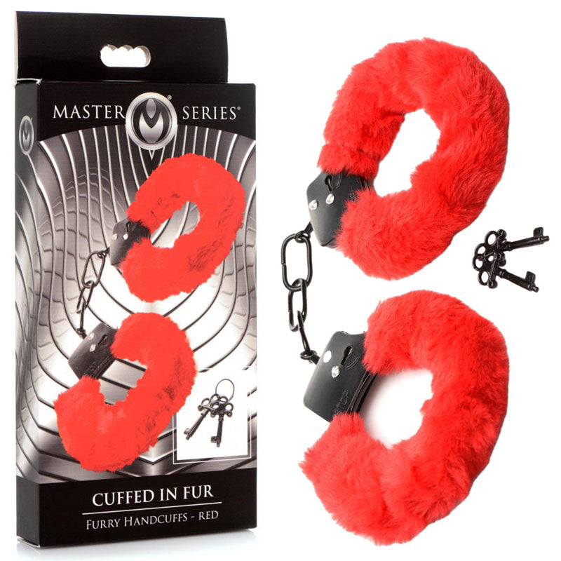 Master Series Cuffed in Fur Fluffy Handcuffs for Sensual Bondage Fun > Bondage Gear > Handcuffs - Tophatter Daily Deals