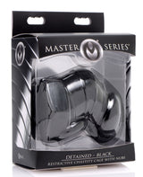 Master Series Detained Restrictive Chastity Cage (Black) – Rubber Chastity Device with Nubs > Bondage Gear > Male Chastity - Tophatter Daily Deals