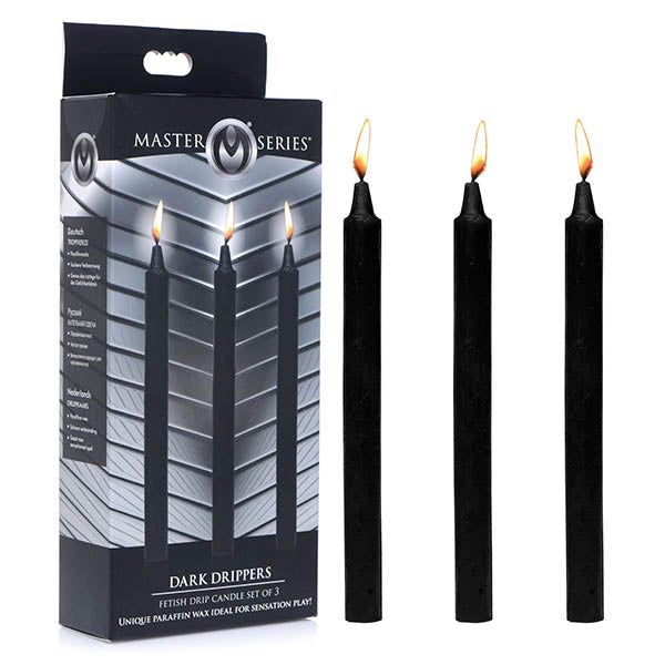 Master Series Fetish Drip Candles Black Three Pack > Candles > Drip - Tophatter Daily Deals