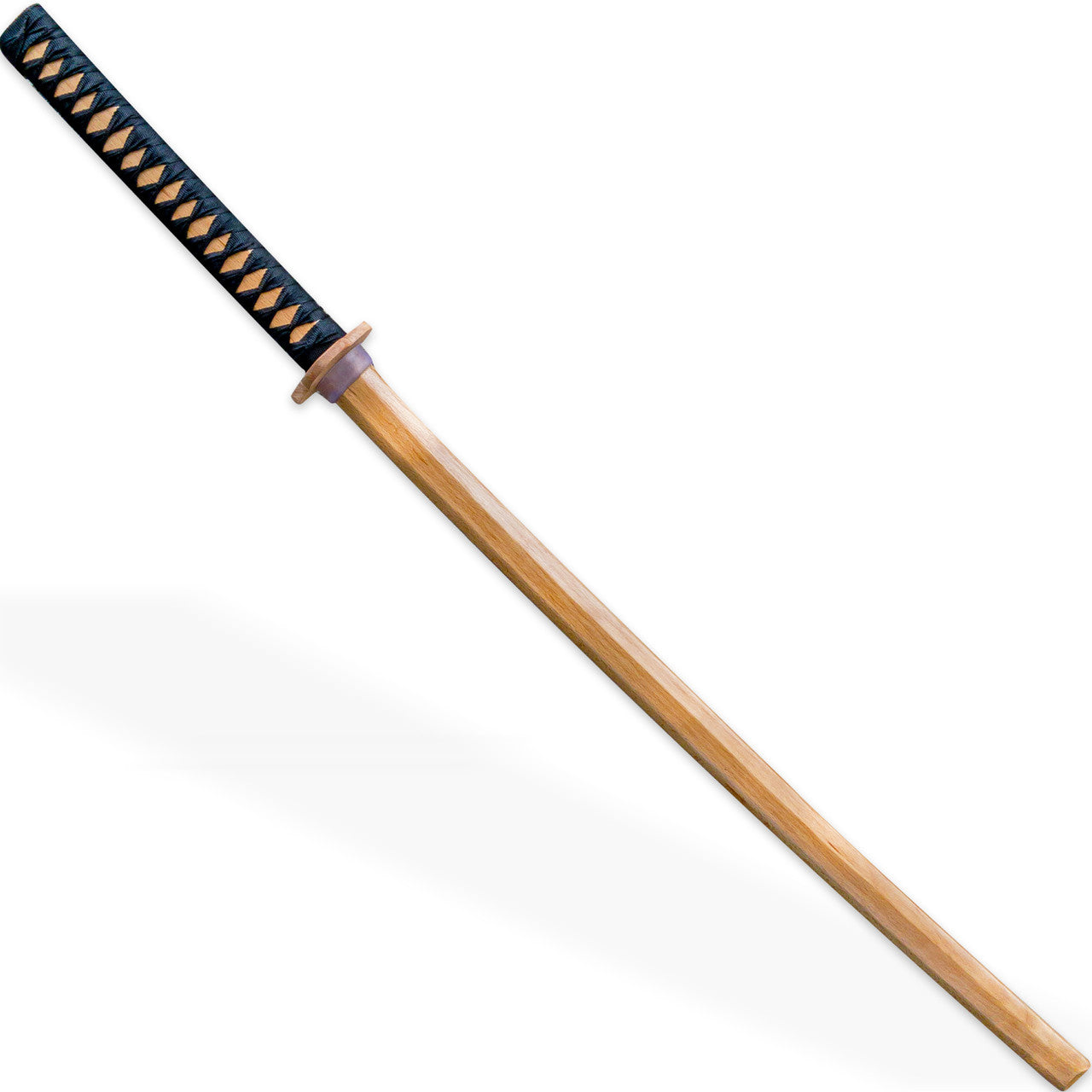 Master the Art Wooden Training Katana with Nylon Wrap ninja & martial arts - Tophatter Daily Deals