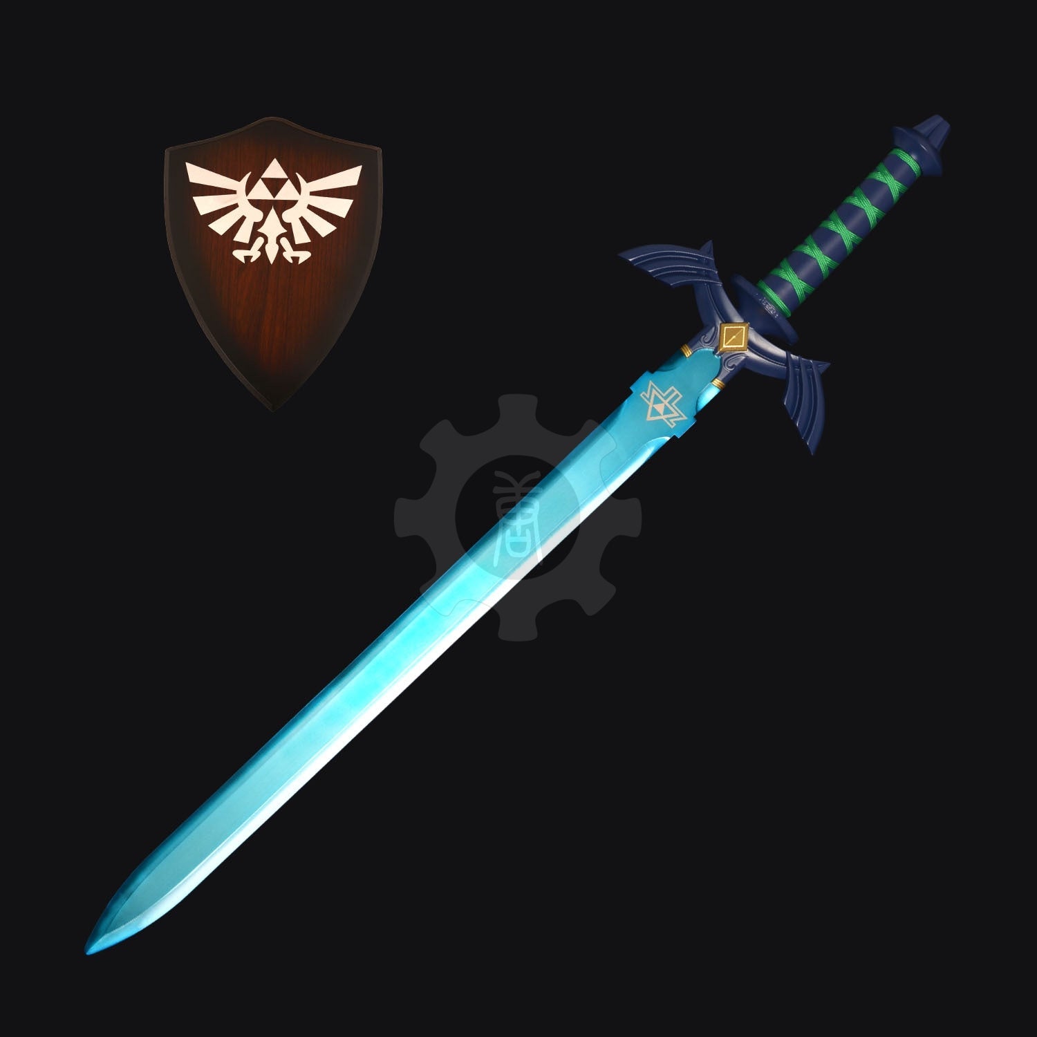 Link Master Sword Blue Blade Metal Replica Cosplay Prop - Tophatter Daily Deals