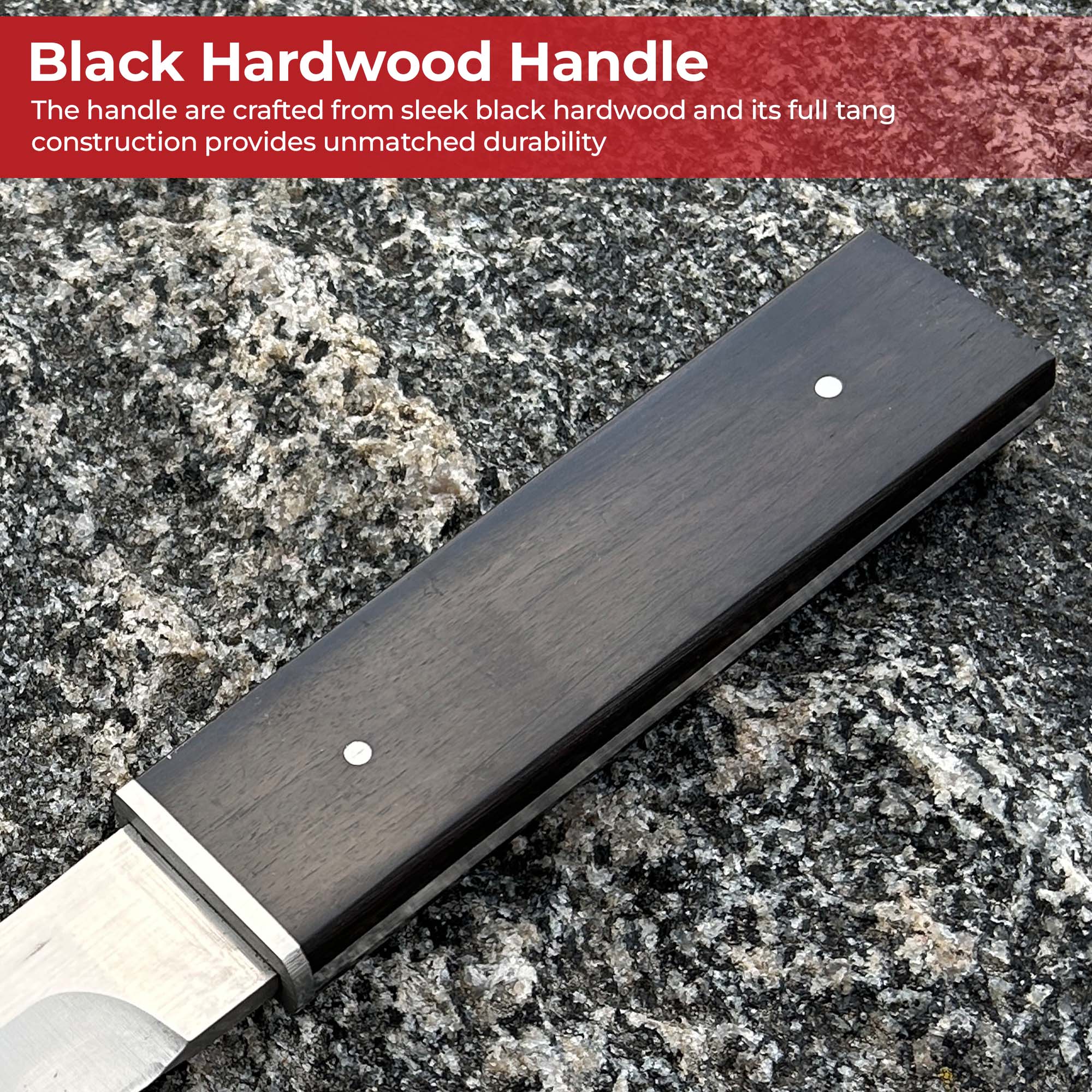 Masterfully Crafted Full Tang Black Japanese Tanto Dagger Daggers - Tophatter Daily Deals